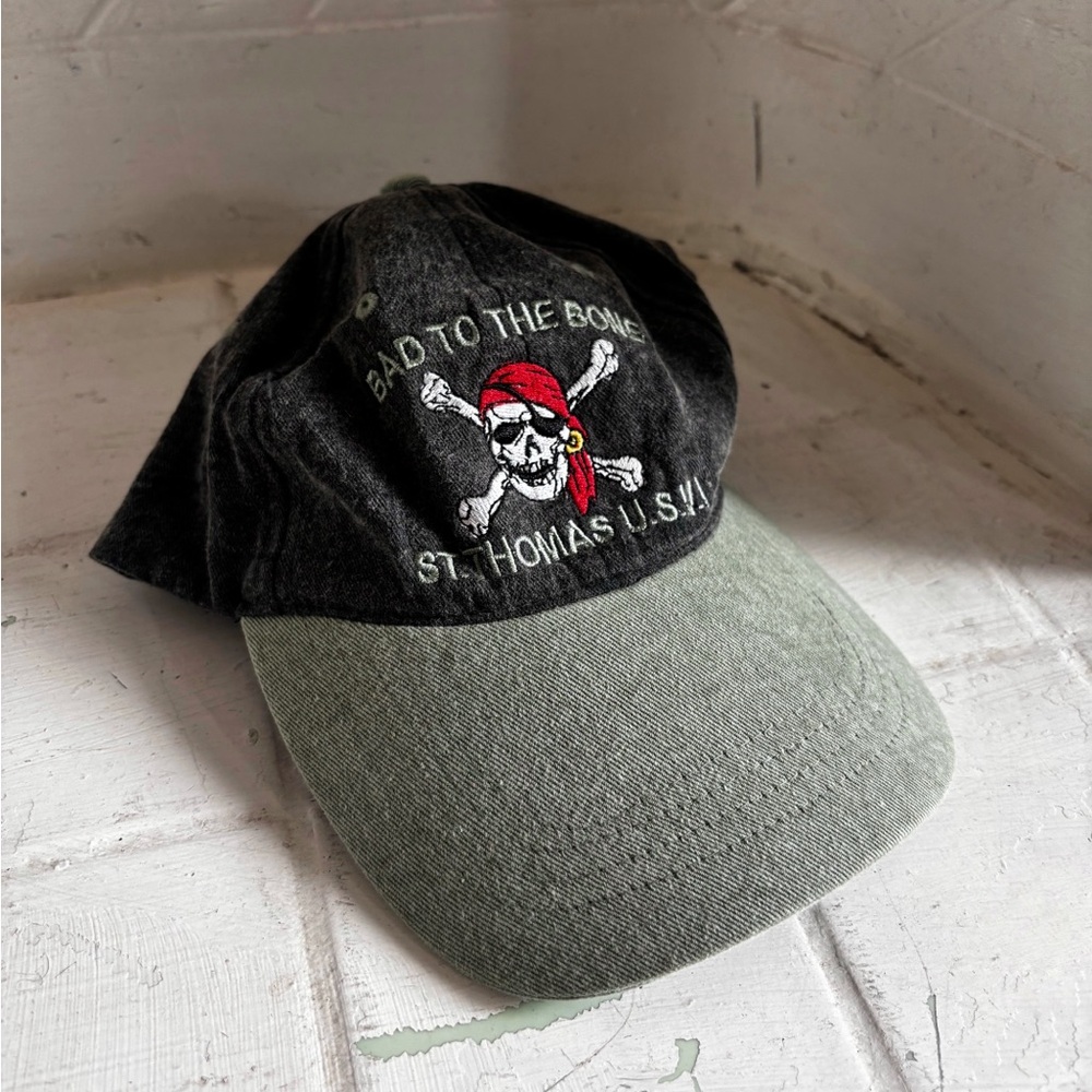 Vintage St. Thomas Pirate Ball Cap